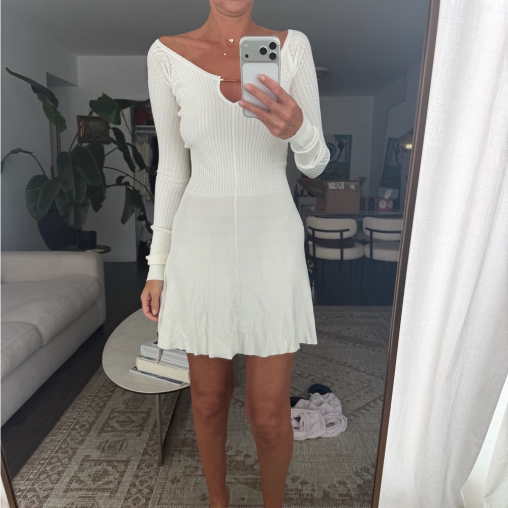 Jacquemus Off-White Long Sleeve Dress